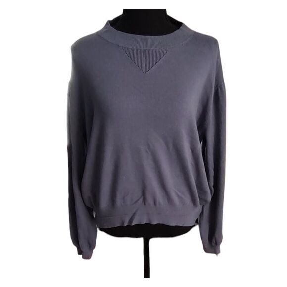 Milano Blue Crew Neck Sweater Large - Picture 1 of 5